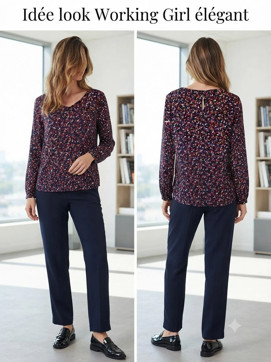 🌸 Vloeiende veelkleurige blouse - Maat 42/44 ✨ – photo 5